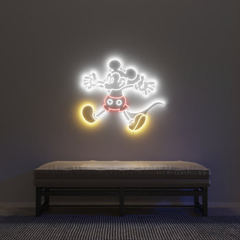 Mickey Giant by Yellowpop, LED neon sign