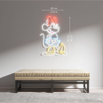 Minnie Giant by Yellowpop, LED neon sign