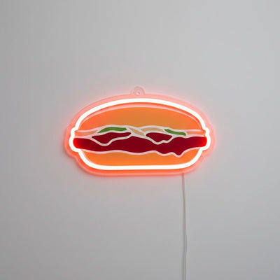 McRib LED neon sign