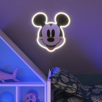 Mickey Printed Face by Yellowpop, LED neon sign