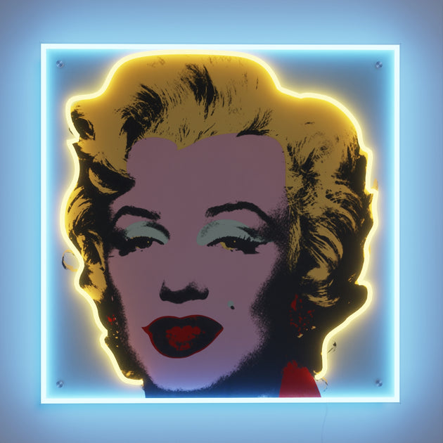 Marilyn Monroe Large by Andy Warhol - LED neon sign – YELLOWPOP