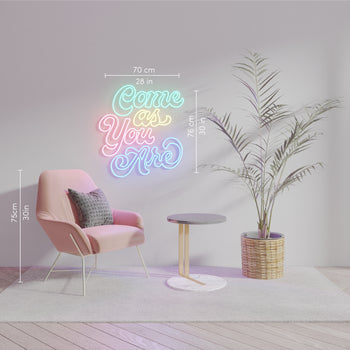 Come As You Are by Caren Kreger, LED Neon Sign