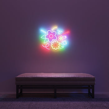 Baby Bouquet by Emily Eldridge - LED neon sign