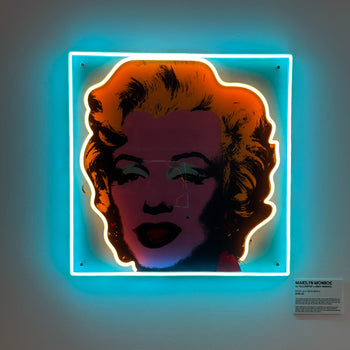 Marilyn Monroe Large by Andy Warhol - LED neon sign
