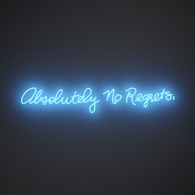 MADONNA♡ Absolutely no regrets by Madonna, LED neon sign – YELLOWPOP