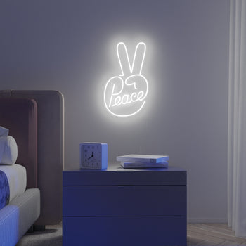 Peace by Ceizer, LED Neon Sign