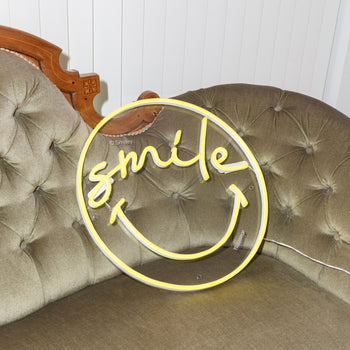 Smile Smiley by Smiley®, LED neon sign