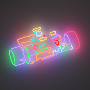 Racer by Yoni Alter, LED neon sign