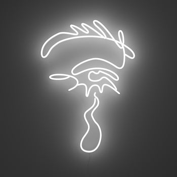 Dripping Eye by Girl Knew York - LED neon sign