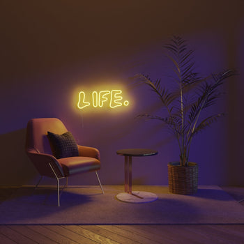 Life by Gregory Siff, LED Neon Sign