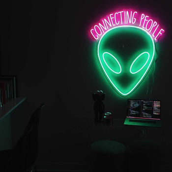 Connecting People by Kelly Dabbah, LED Neon Sign