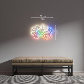 Smile Always by Vic Garcia - LED neon sign
