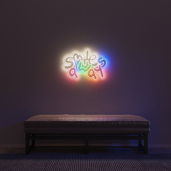 Smile Always by Vic Garcia - LED neon sign