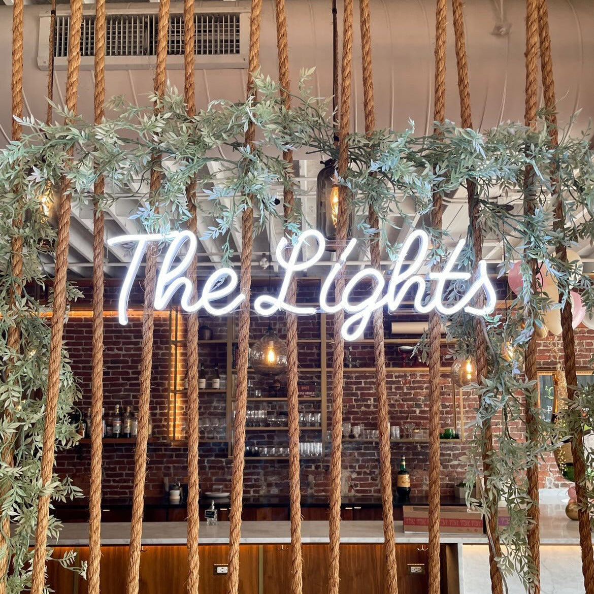 Cold White Neon Signs