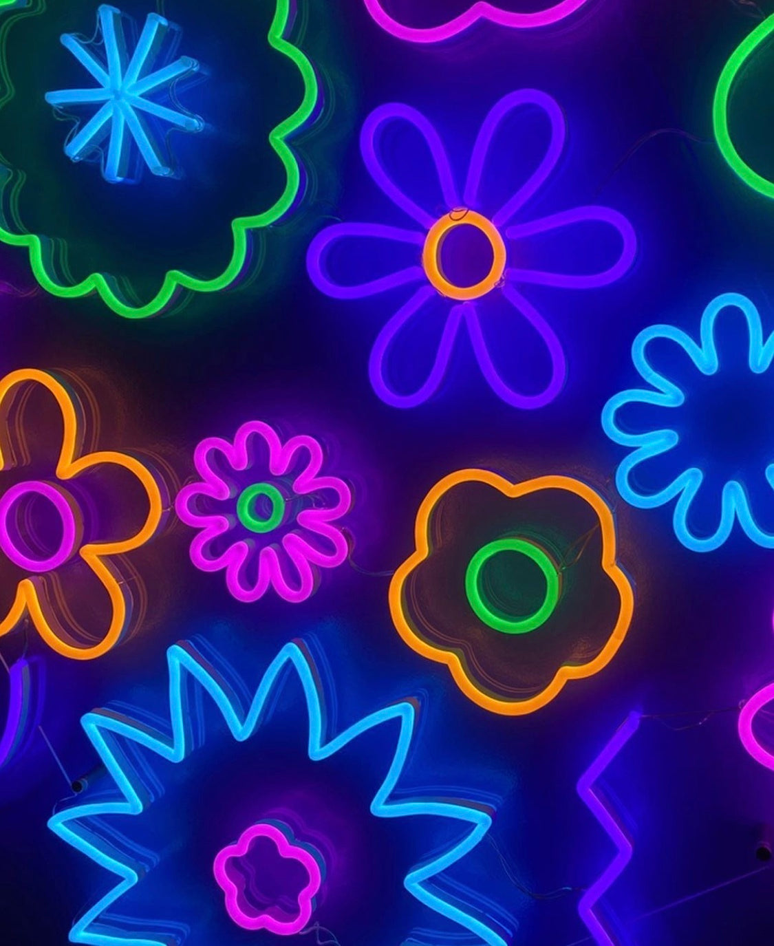 Flower Power: Neon and florals make an electrifying combo
