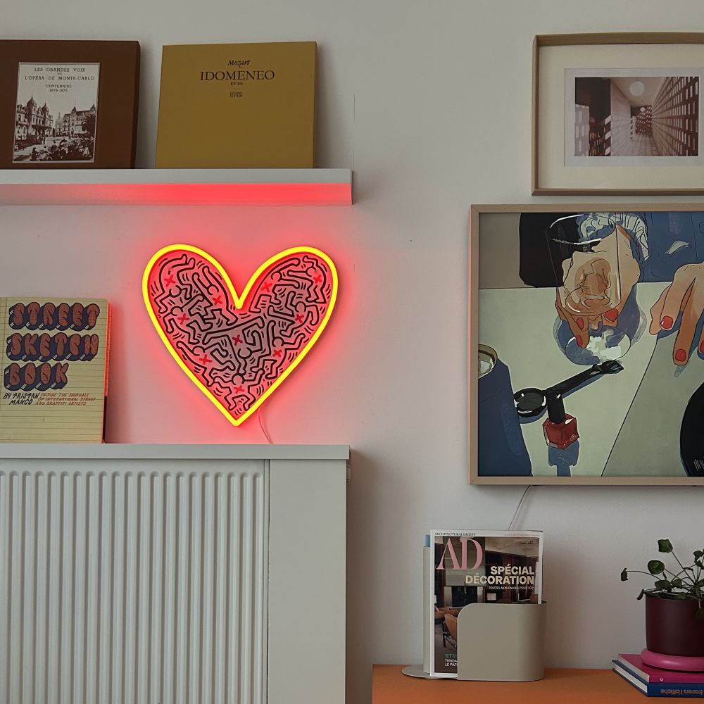 Best-Selling Neon Art: Warhol, Basquiat, and Haring Icons Reimagined