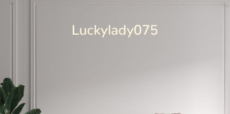 Custom text: Luckylady075 - YELLOWPOP USA