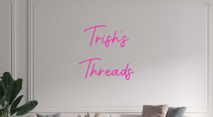 Custom text: Trish