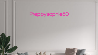 Custom text: Preppysophie50 - YELLOWPOP USA