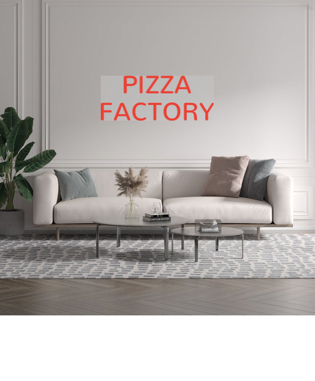 Custom text: PIZZA
FACTORY - YELLOWPOP USA