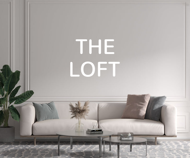 Custom text: THE
LOFT - YELLOWPOP USA