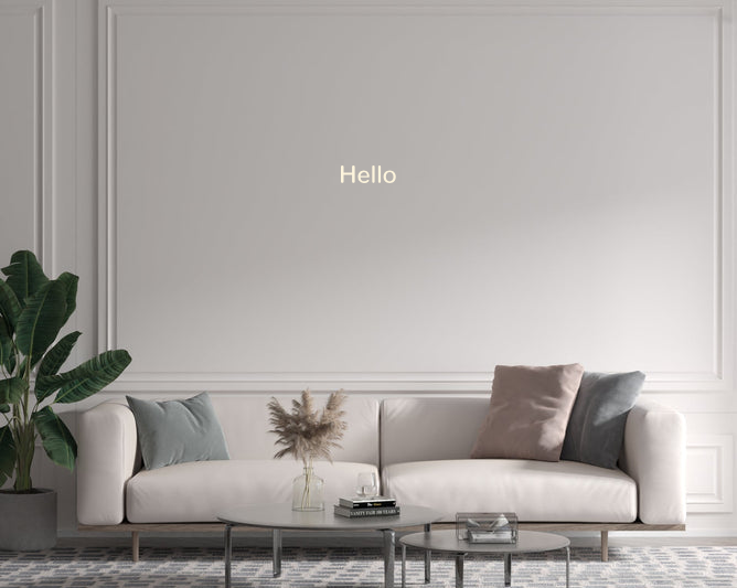 Custom text: Hello - YELLOWPOP USA