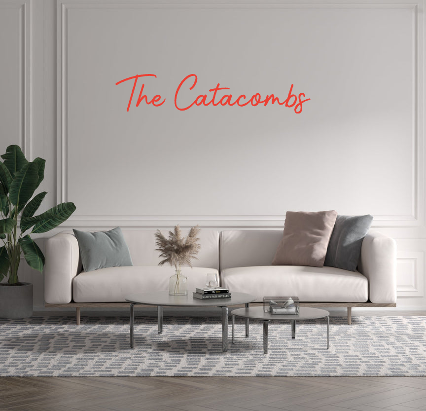 Custom text: The Catacombs - YELLOWPOP USA