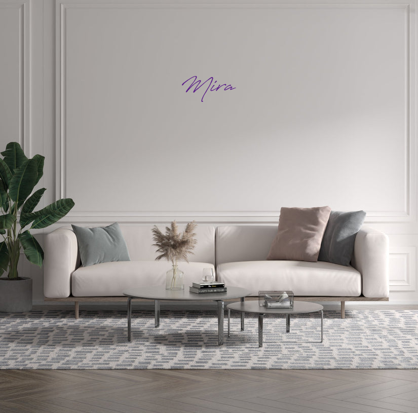 Custom text: Mira - YELLOWPOP USA