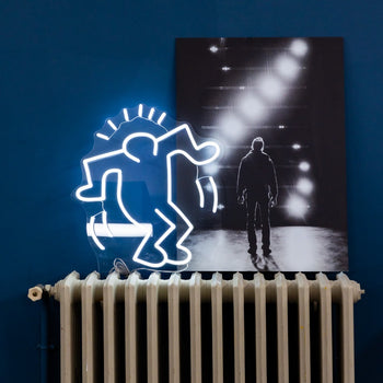Dancing Man, YP x Keith Haring, LED neon sign