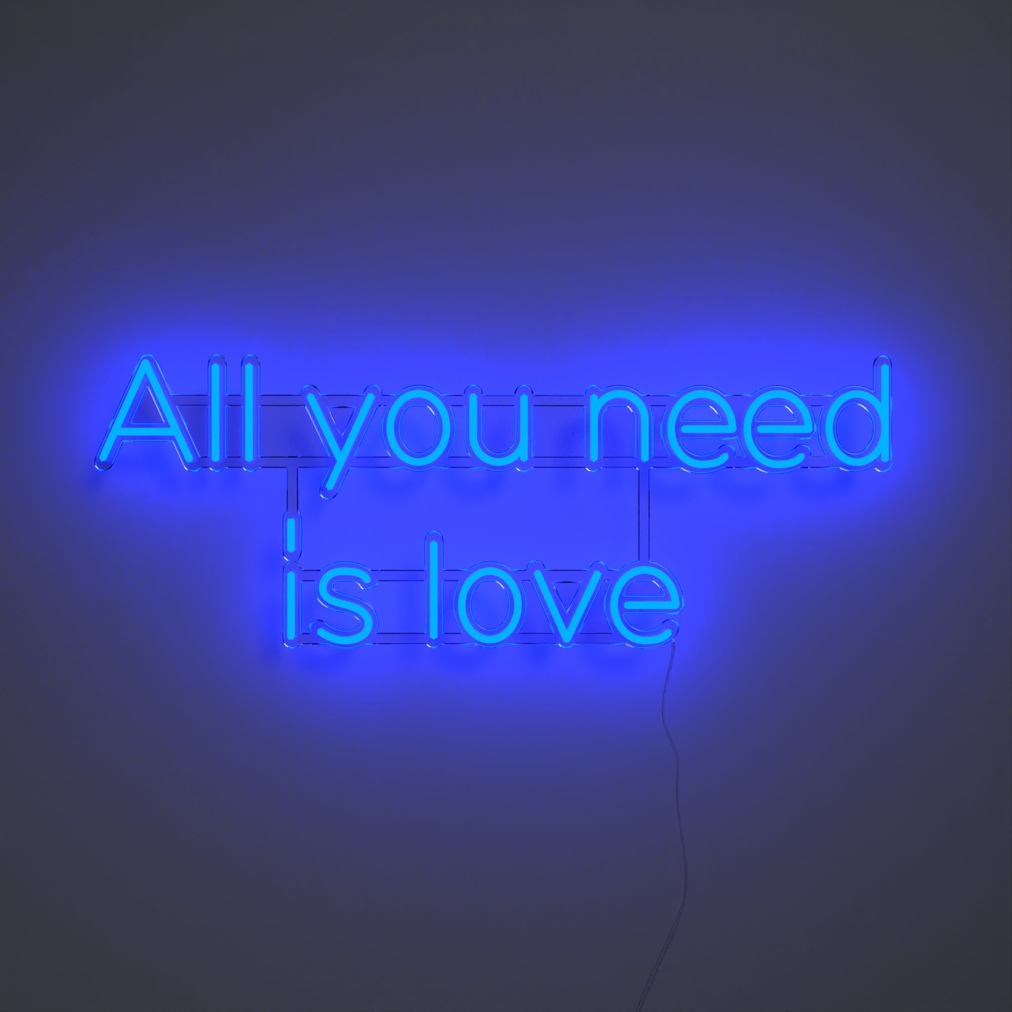 All you need is love - LED neon sign - YELLOWPOP USA