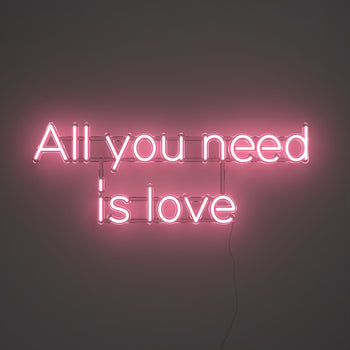 All you need is love - Scritta Neon led