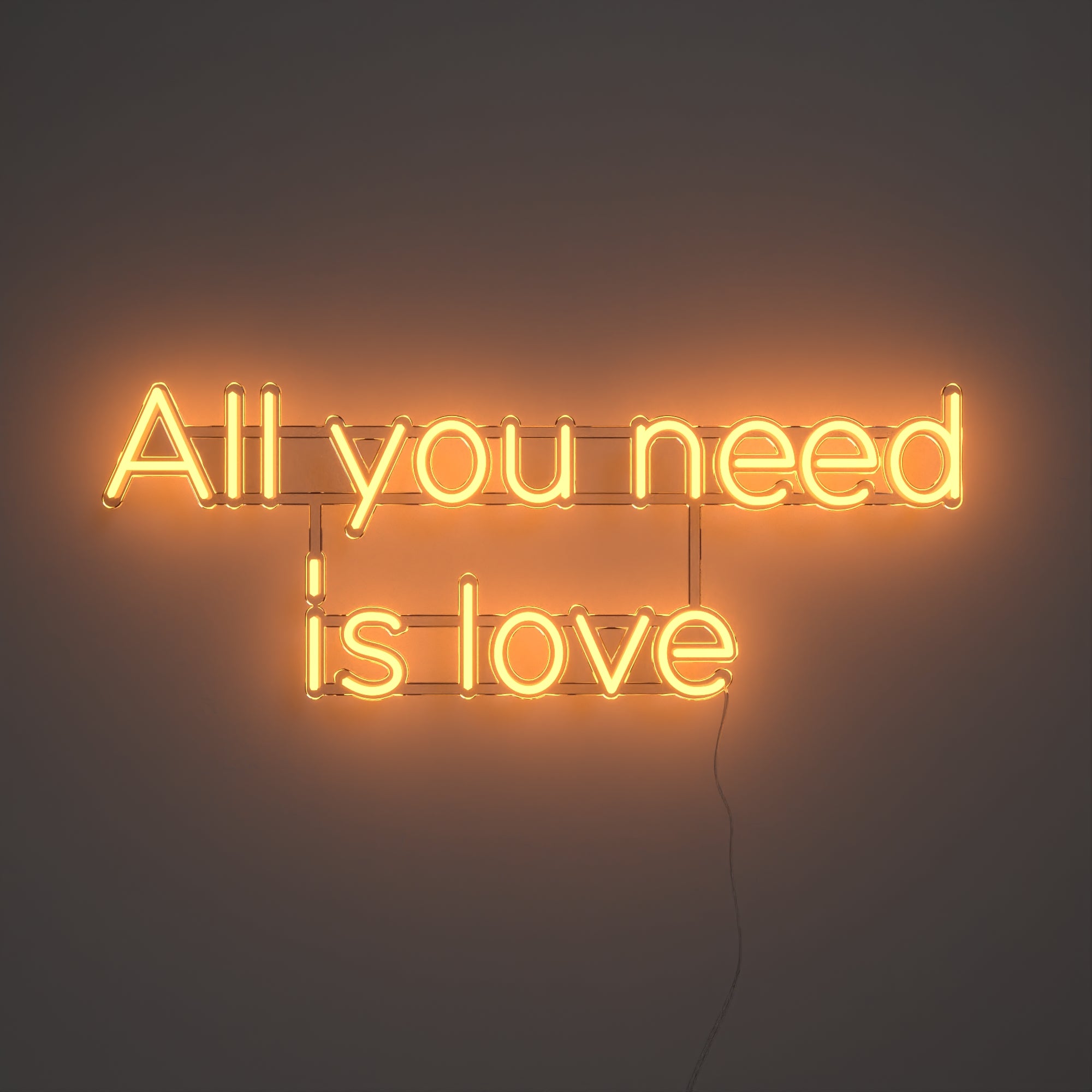 All you need is love - LED neon sign - YELLOWPOP USA