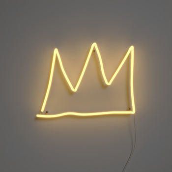The Crown YP x Jean Michel Basquiat, LED neon sign