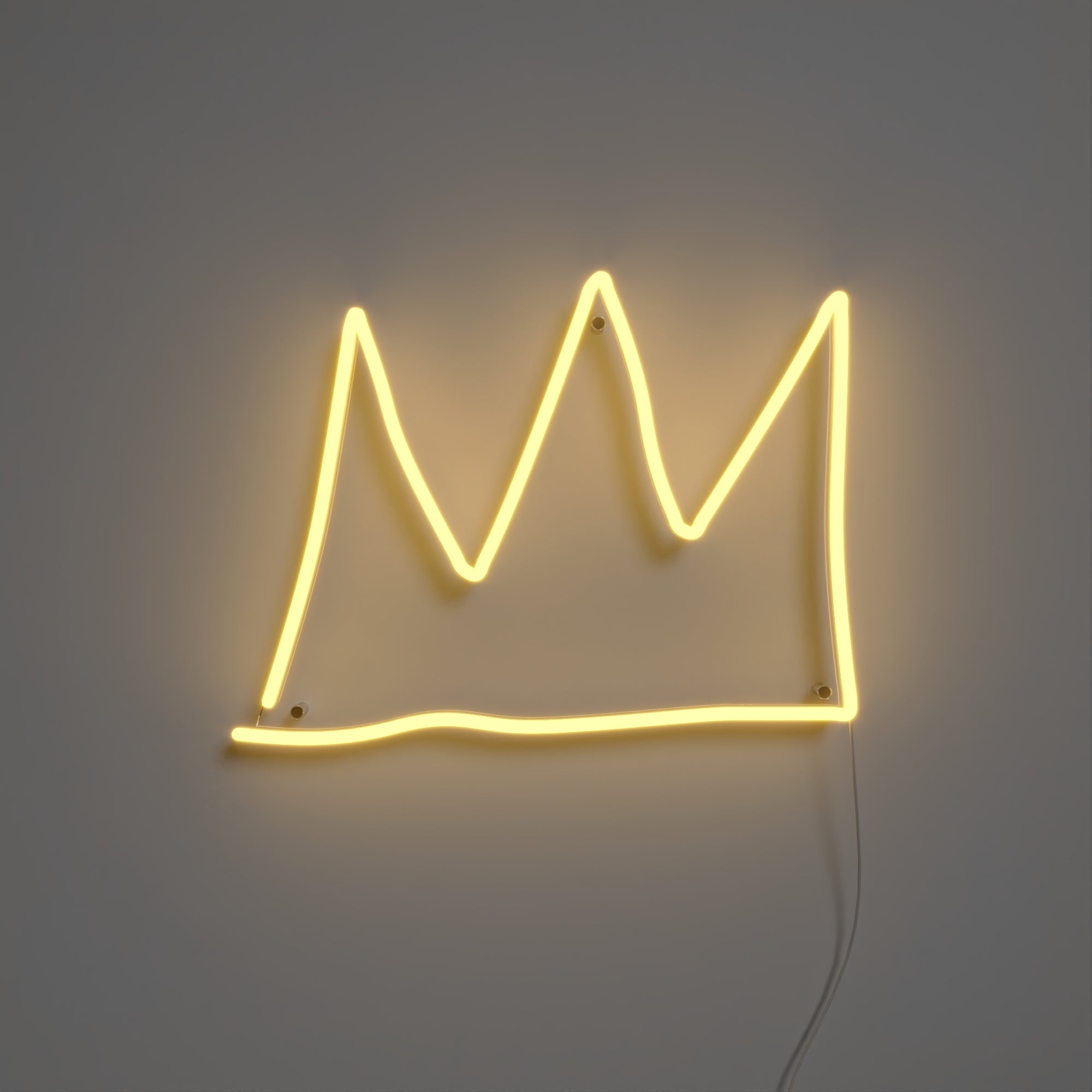 The Crown YP x Jean Michel Basquiat, LED neon sign