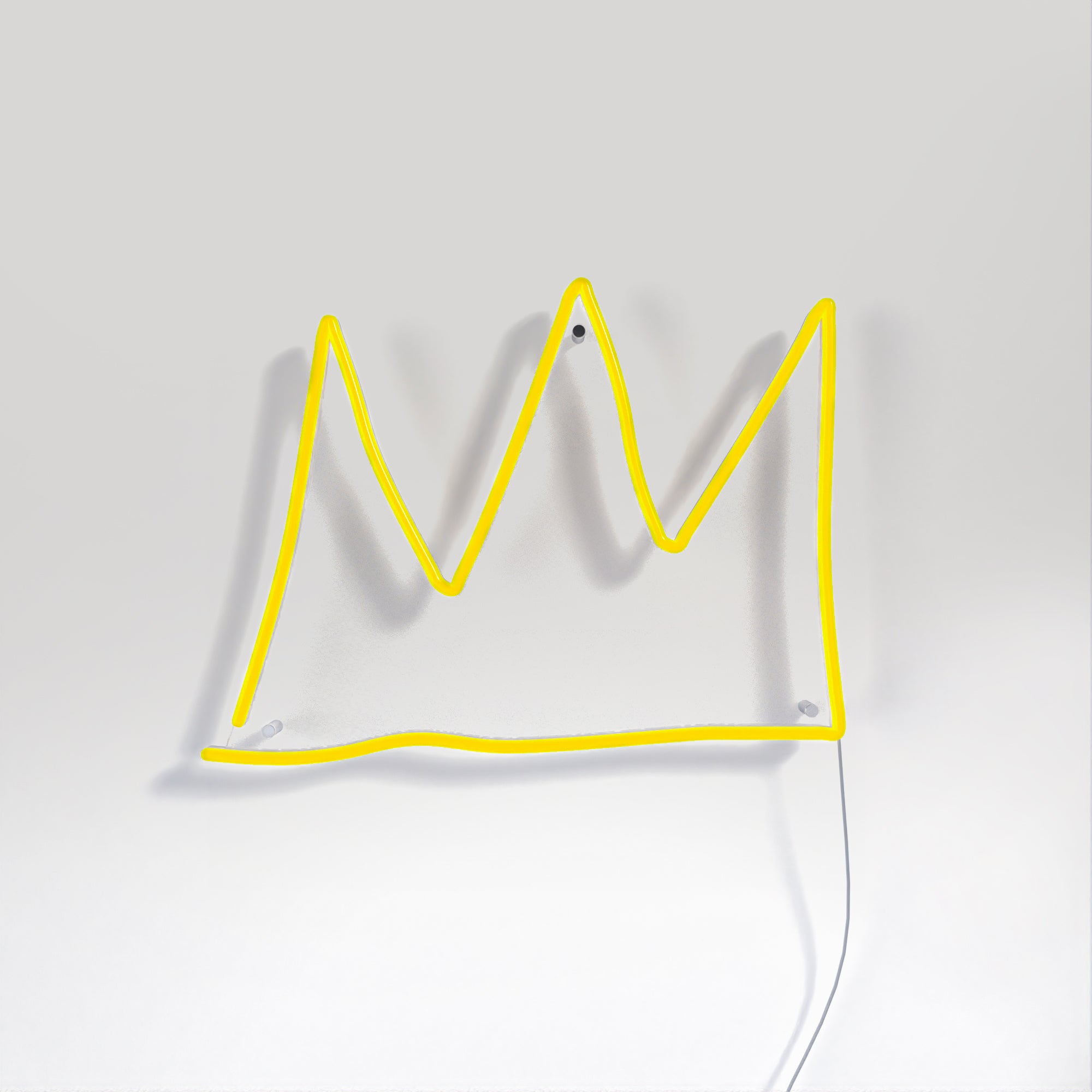 The Crown YP x Jean Michel Basquiat, LED neon sign