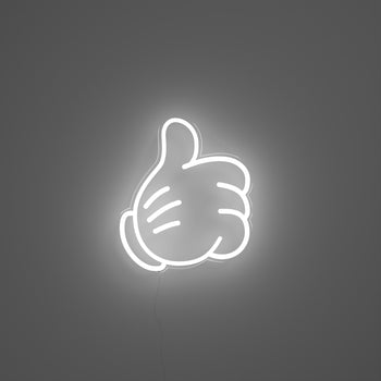 Glove Thumbs Up (Small version) by Yellowpop, LED neon sign