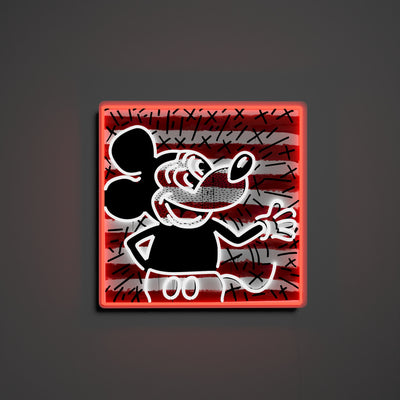 Keith Haring x Mickey 1 Retro stripes 