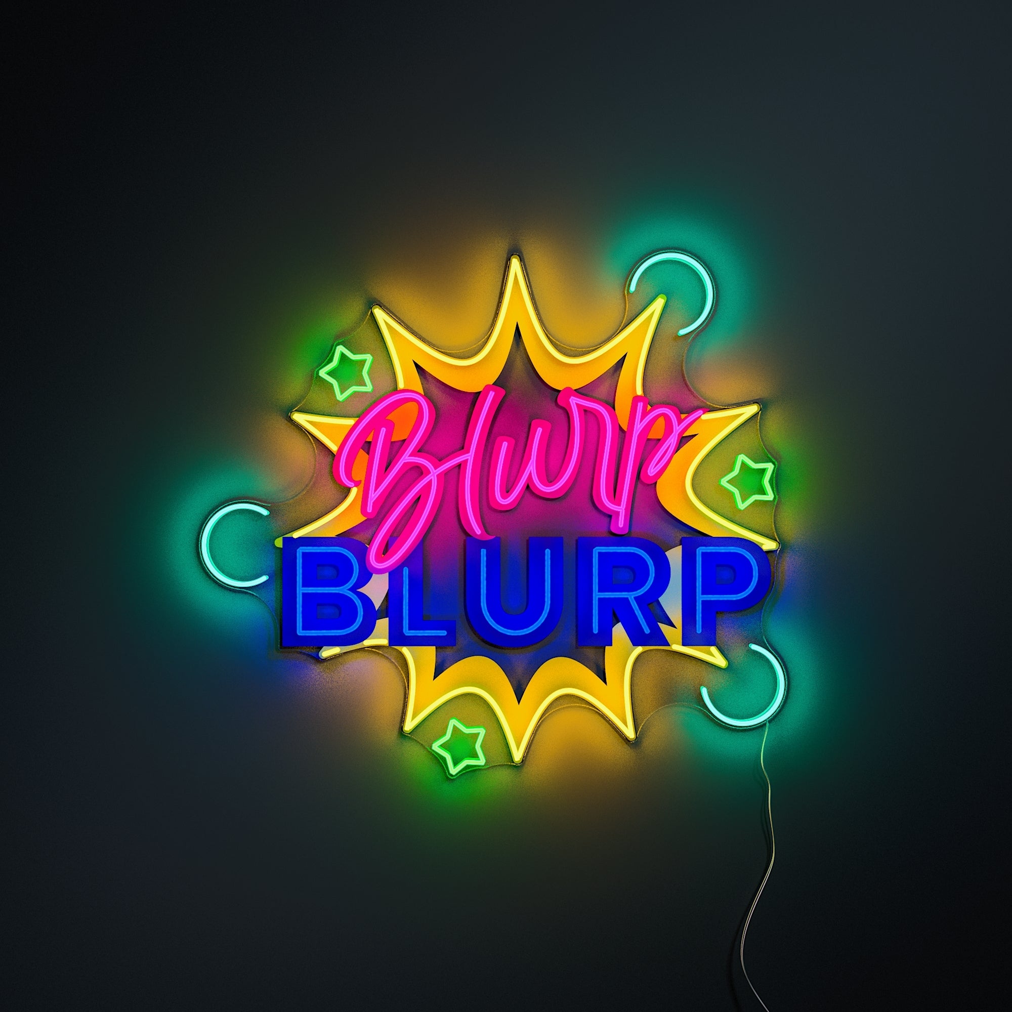 YP-Hawaii Fluid Art BLURP - YELLOWPOP USA