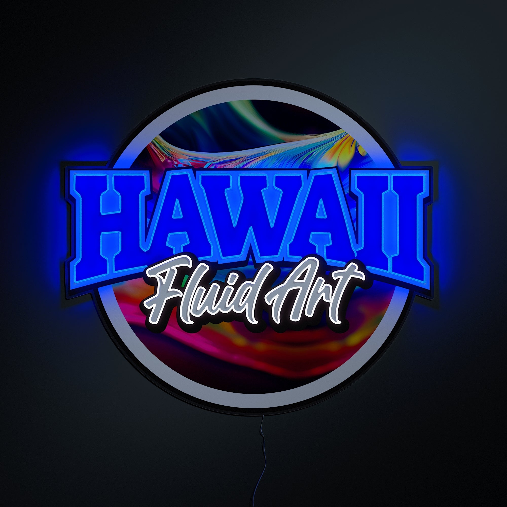 YP-Hawaii Fluid Art LOGO - YELLOWPOP USA
