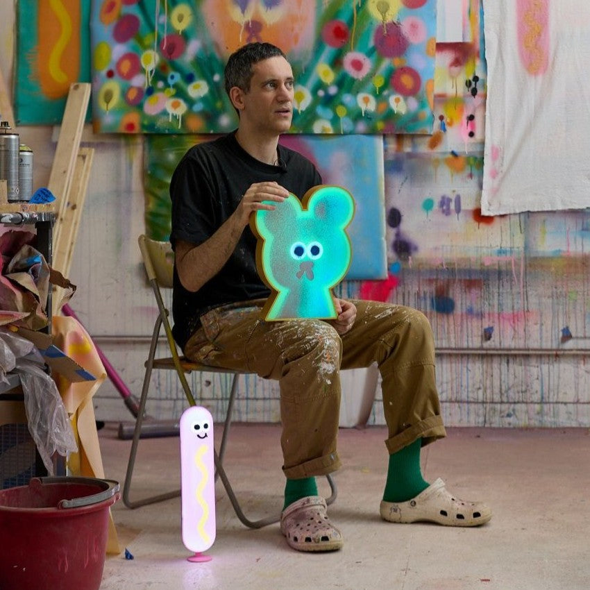 PopBox Hot Dog by Jon Burgerman - YELLOWPOP USA