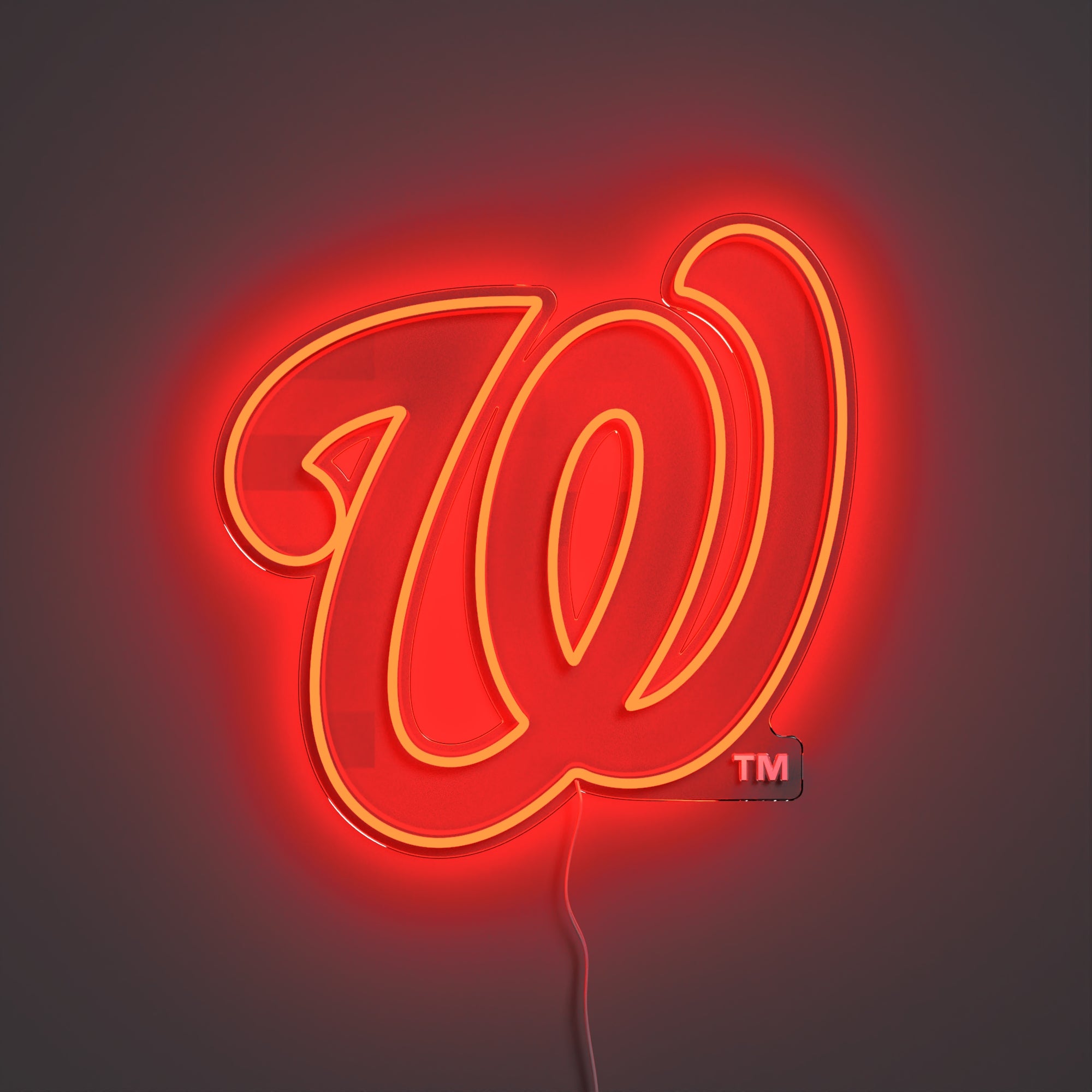 Washington Nationals Logo, LED neon sign - YELLOWPOP USA