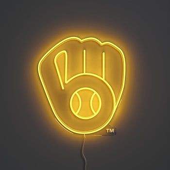Milwaukee Brewers Logo, LED neon sign