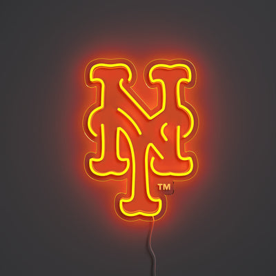 ニューヨーク・メッツのロゴ、LEDネオンサイン