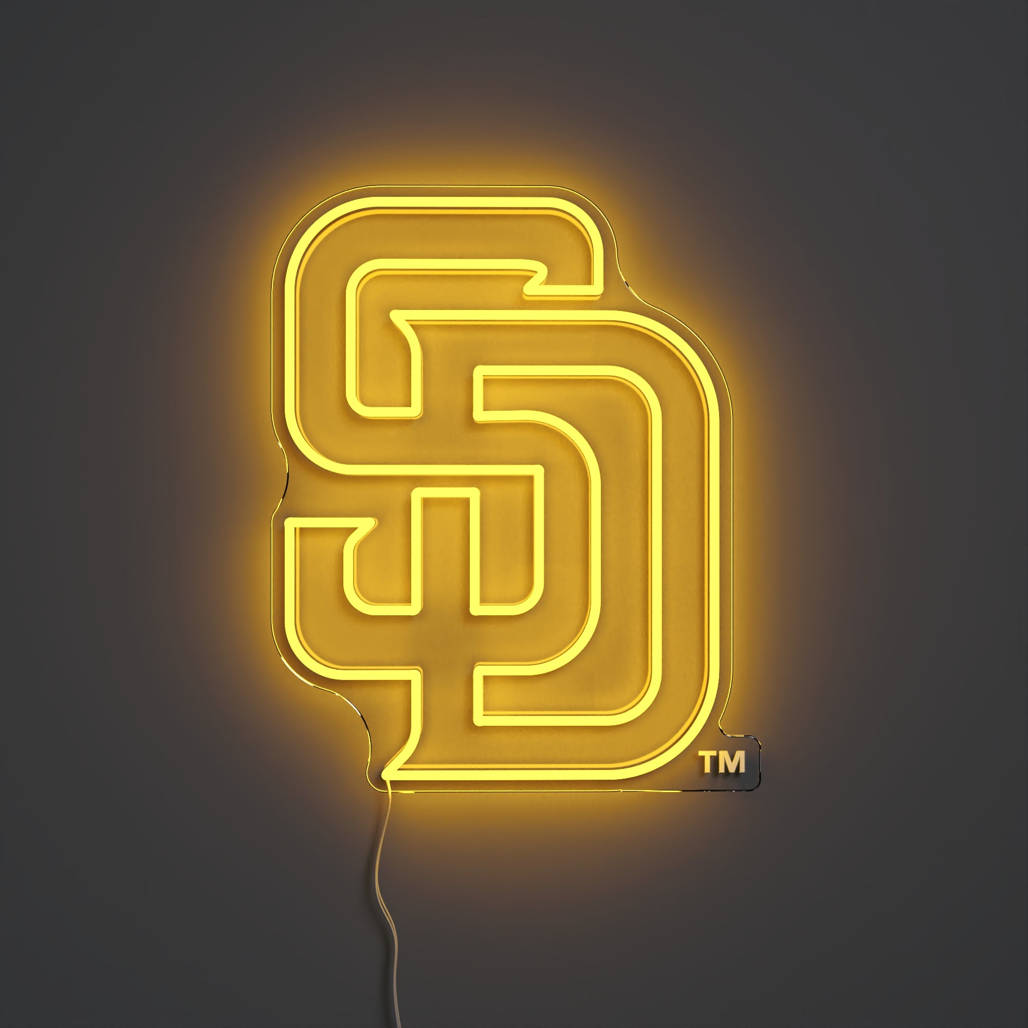 San Diego Padres Logo, LED neon sign