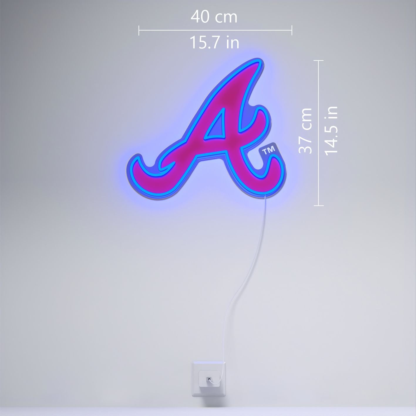 Atlanta Braves Logo, LED neon sign - YELLOWPOP USA