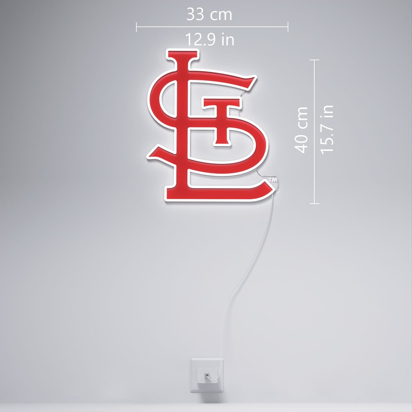 St Louis Cardinals Logo, LED neon sign - YELLOWPOP USA