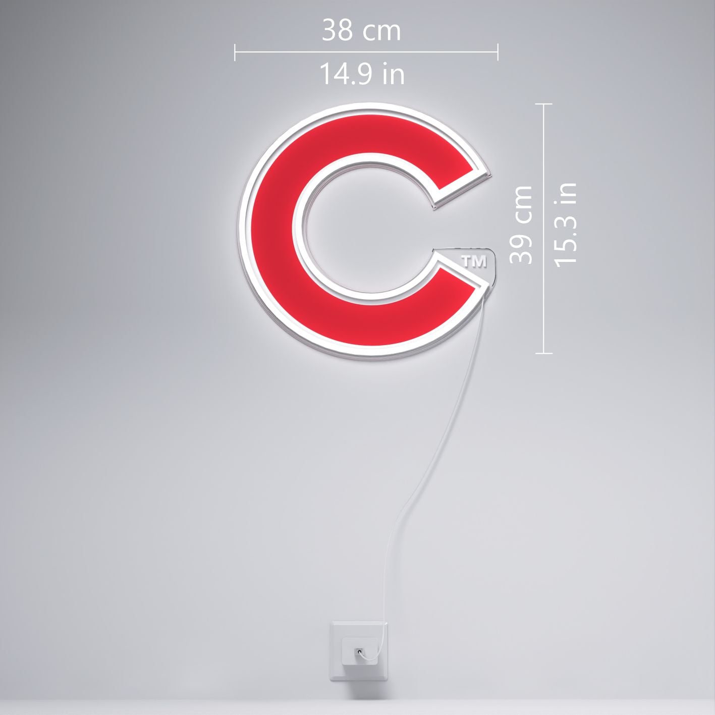 Chicago Cubs Logo, LED neon sign