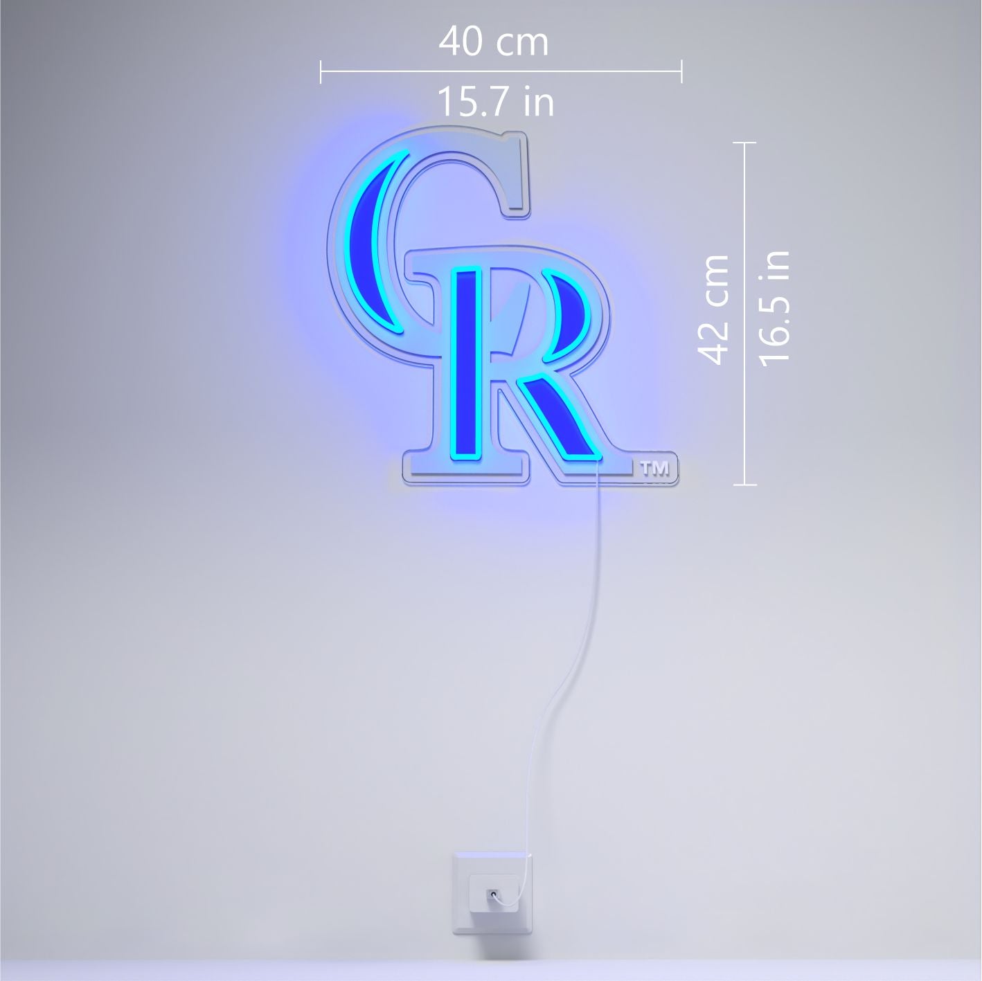 Colorado Rockies Logo, LED neon sign