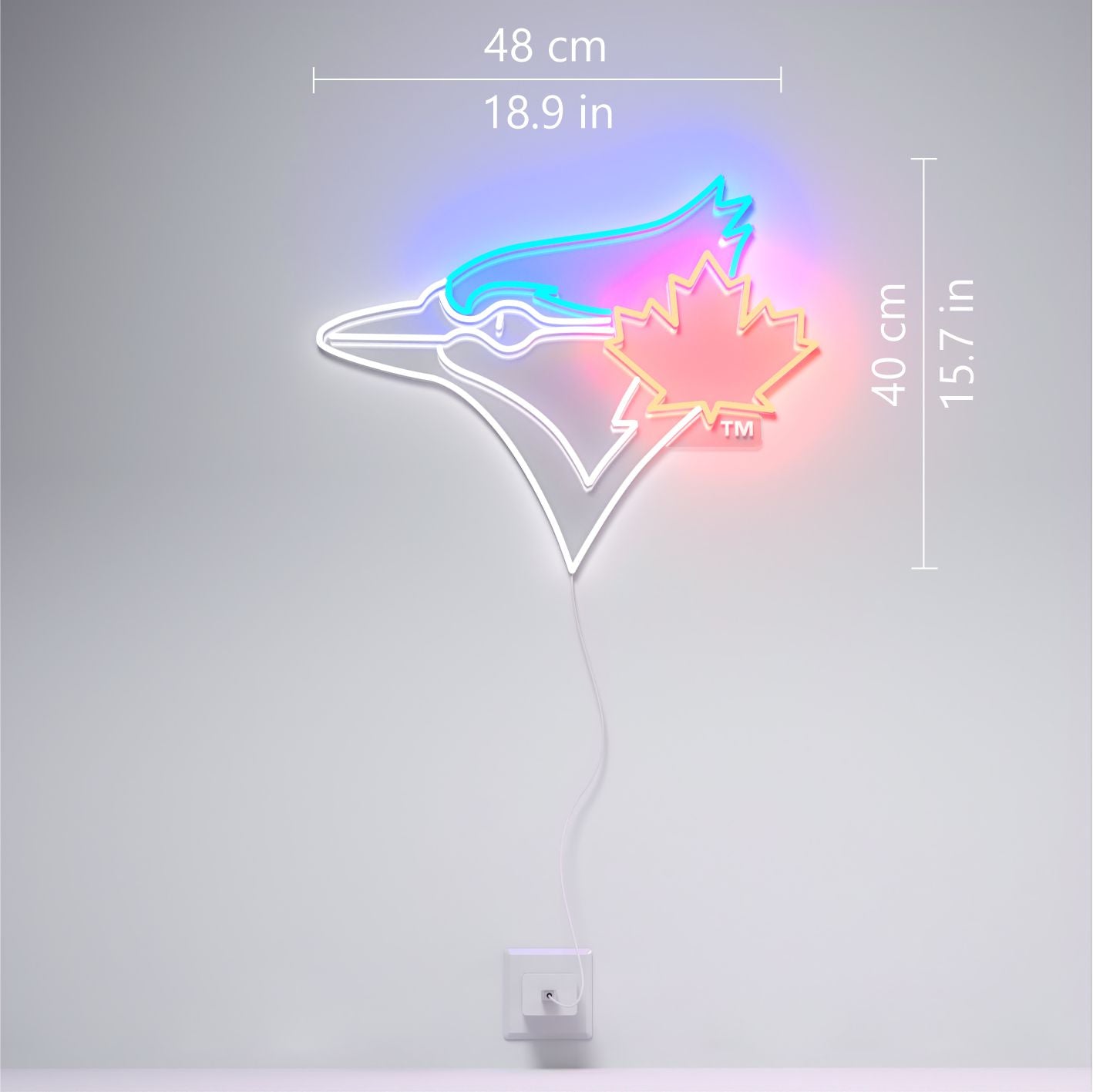 トロント・ブルージェイズのロゴ、LEDネオンサイン