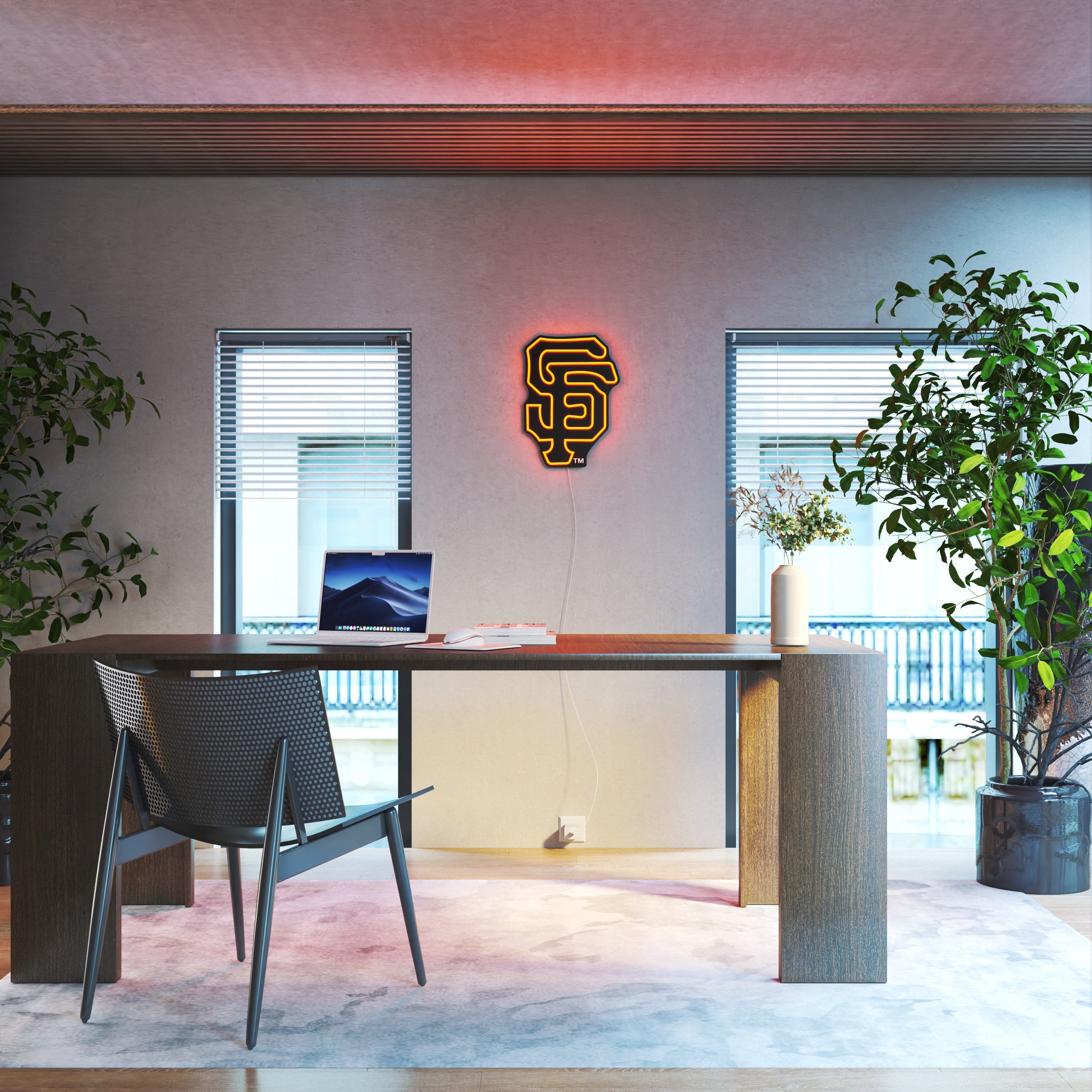 サンフランシスコ・ジャイアンツのロゴ、LEDネオンサイン